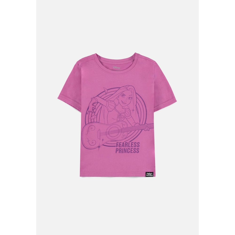 Disney Rapunzel - Fearless Princess Kids Tshirt - Purple